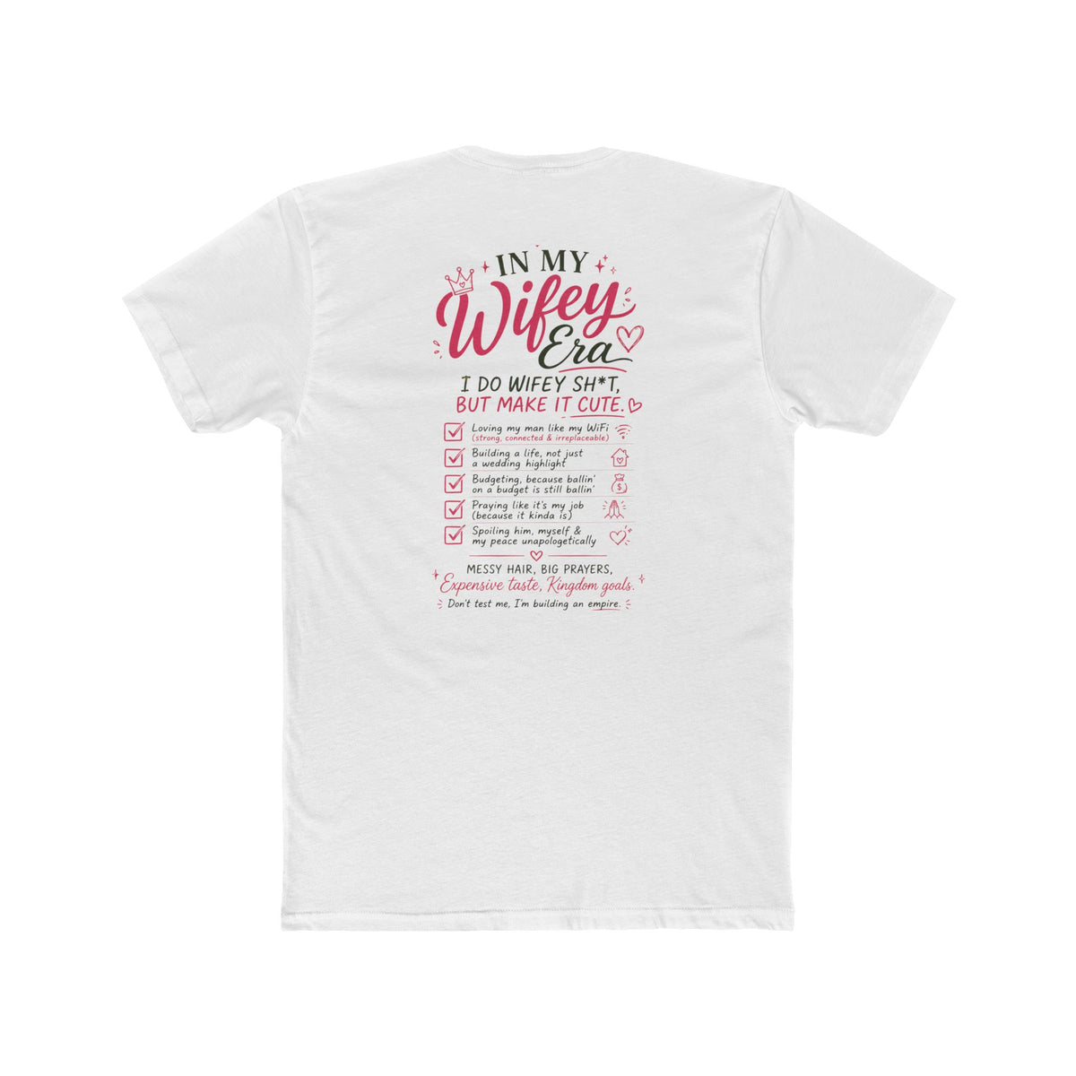 Wifey Era T-Shirt – "Same Girl, New Last Name" Bridal Tee