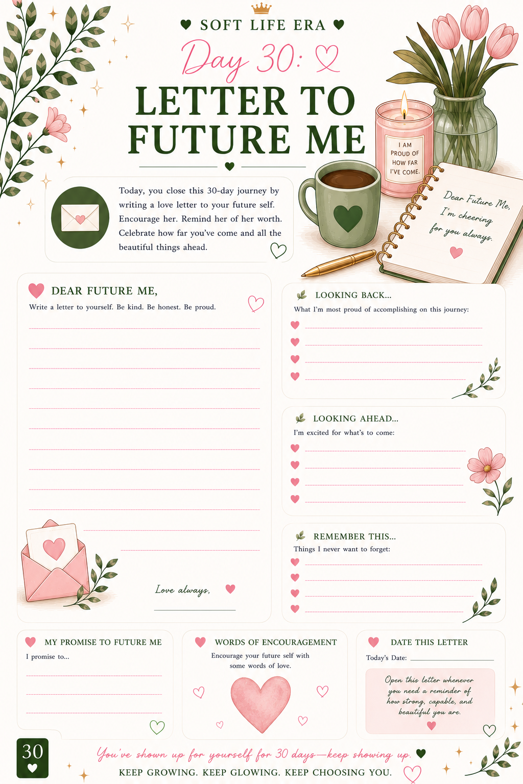 The Soft Life Era: 30-Day Guided Journal